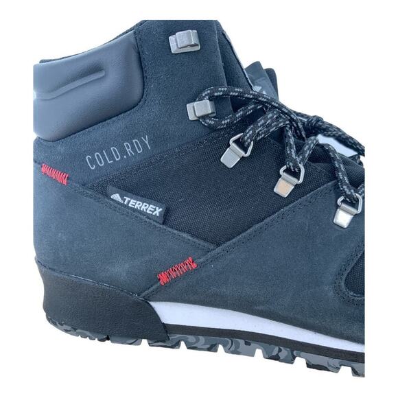 Adidas Terrex Snowpitch C. Hiking Boots Men Size 11 Leather Suede Lace Up Shoes - Picture 8 of 13